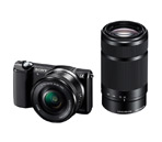 SONY デジタル一眼カメラ・ダブルズームレンズキット(型番:ILC…