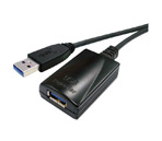 �A�C�l�b�N�X USB3�D0���s�[�^�[�P�[�u��(5m) USB-111  �u���b�N