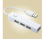 �G���R�� 4�|�[�gUSB�n�u(�o�X�p���[��p) U2H-SS4BF2WH  �z���C�g(�t�F�C�X)