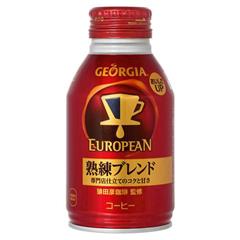コカ・コーラ ジョージア ヨーロピアン 熟練ブレンド 270gボトル缶×24本  (型番：2183)